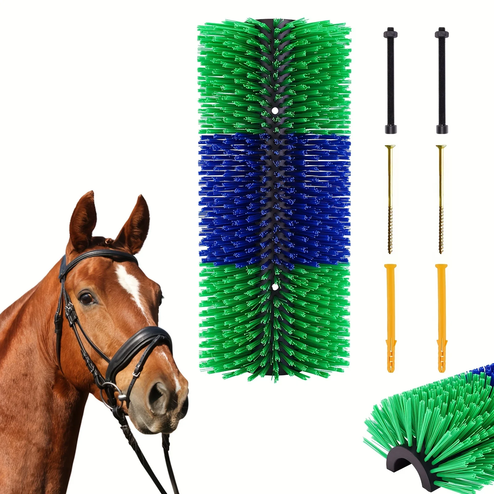 

1 шт. щетка для удаления волос большого размера для лошади, стабильная и пастбища, щетки для лошадей, полная массажная щетка для ухода за лошадьми, коровой, овец