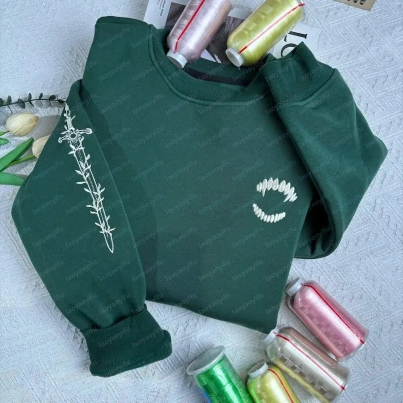 Astarion Sweatshirt Baldur's Gate Hoodie Geschenk für Gamer-Fans Geschenk Winterkleidung Damen Gothic Y2k Sweatshirt Hoodies Damen Tops