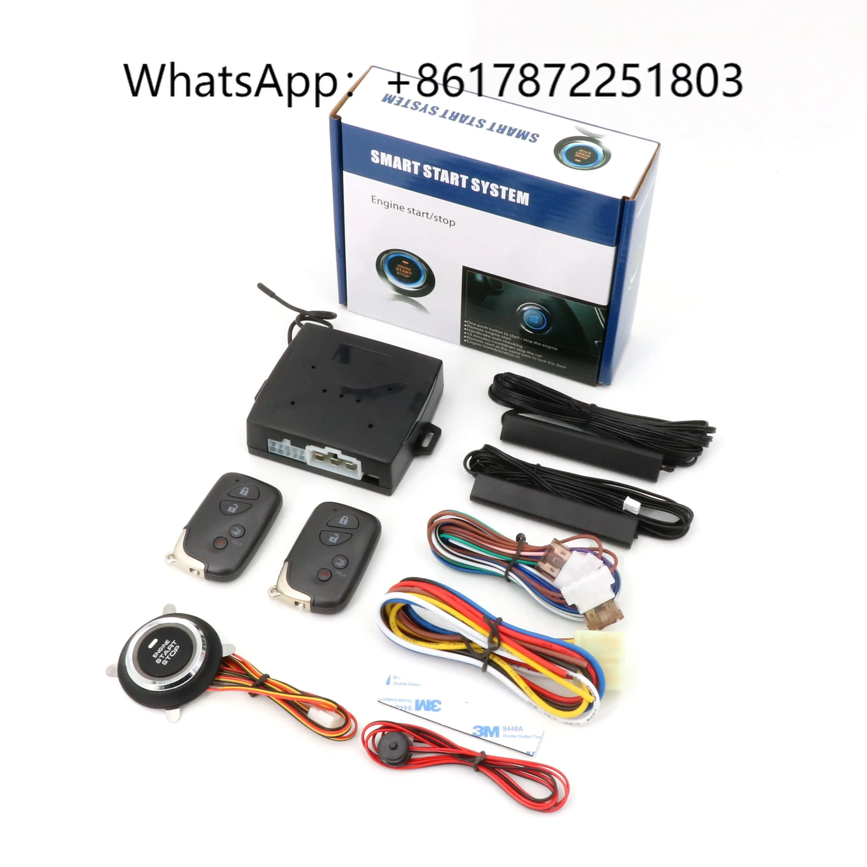 

Car Alarm System PKE Passive Keyless Entry System Push Button Engine Smart Key Engine Start Stop System Drop Shipping