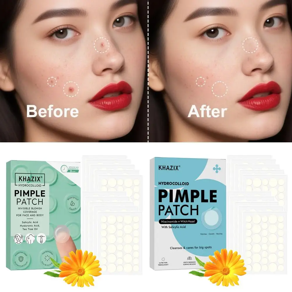 360PCS Mix Round Acne Patch Invisible Pimple Removal Patch Repair and Smooth For Acne, blackheads, blemishes ,Pimple Sticker