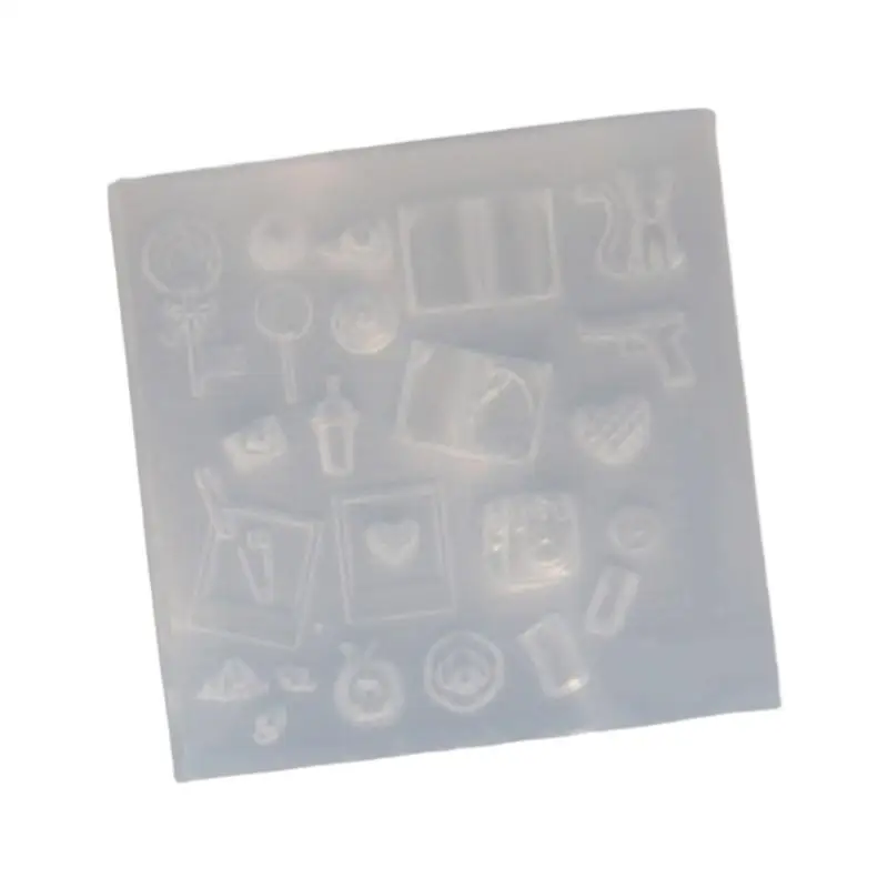A52E Professional Grade Art Charm Silicone Mold Allow Color Texture Combination For Creative Manicure Supplies