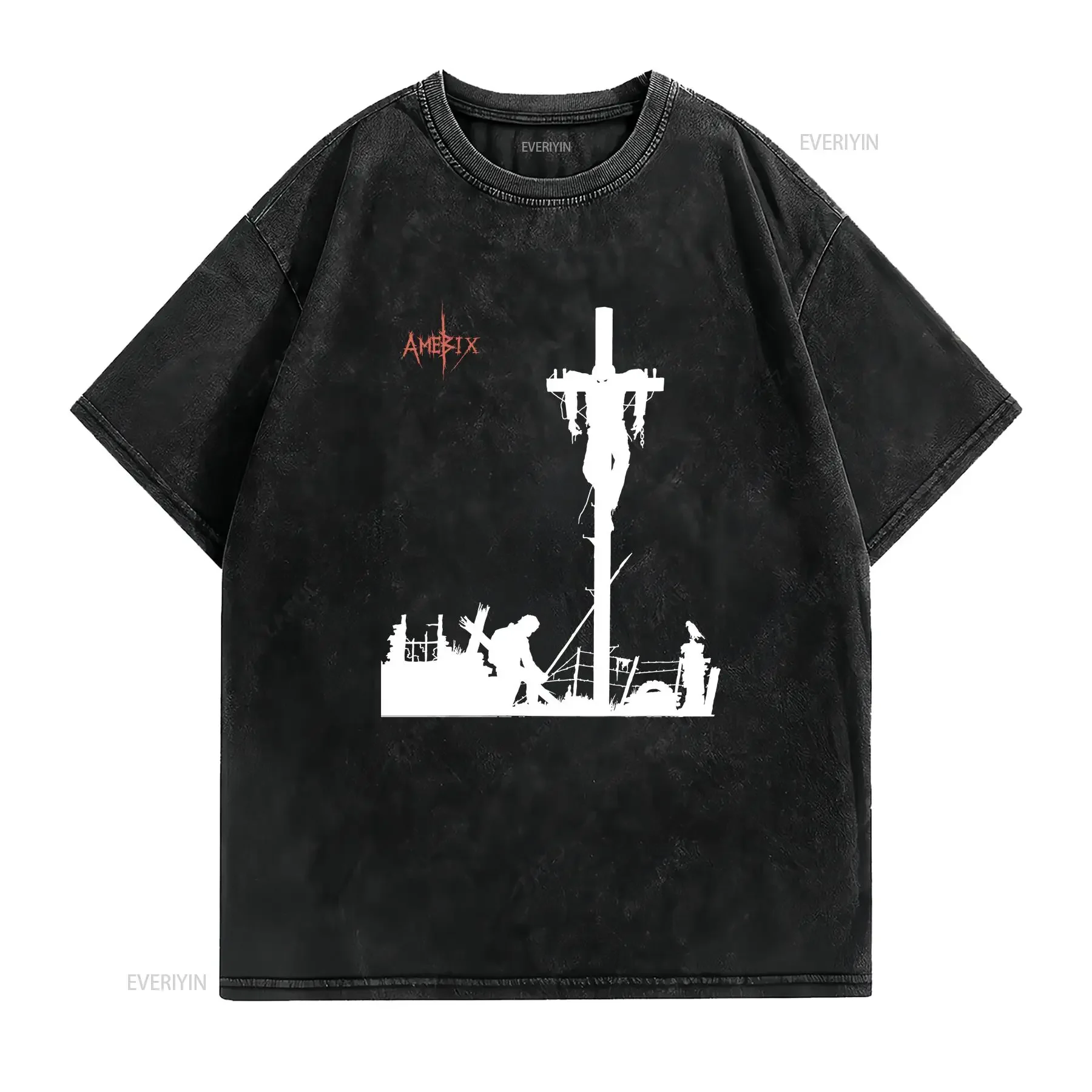 Amebix T shirt Mob47 Anti Cimex Gism Disclose Punk Crust limited Zouo Discard vintage Washed Slightly Stretched Versatile