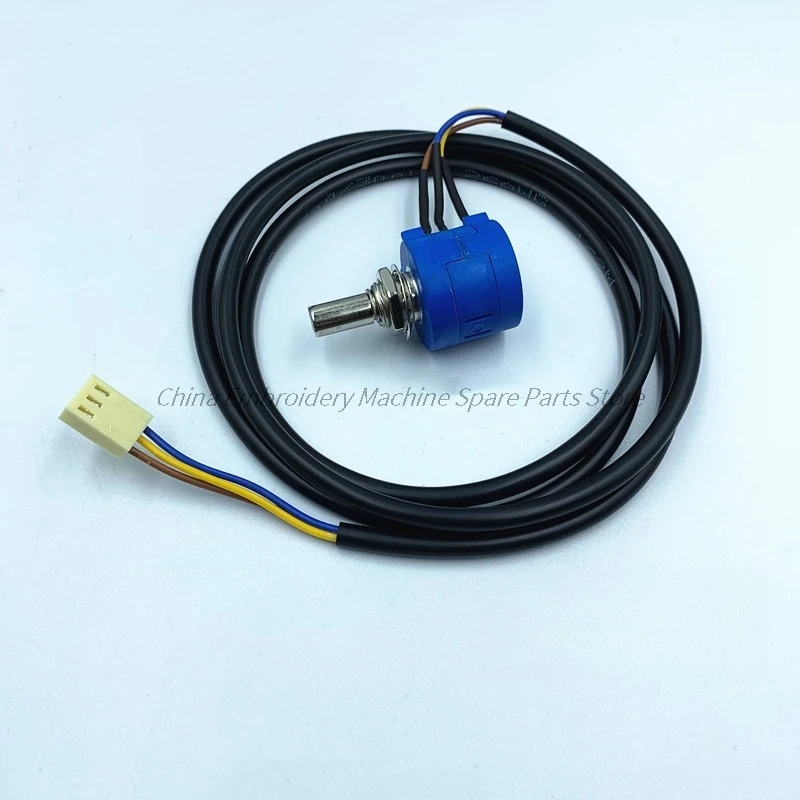 1PCS Needle Position Locator Color Change Locator Blue Potentiometer with Cable Computer Embroidery Machine Accessories