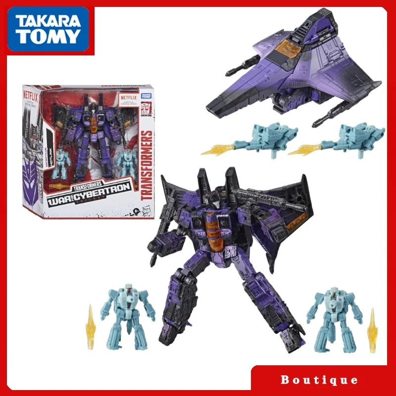 

In Stock Takara Tomy Transformers War for Cybertron Trilogy Netflix Hotlink Action Figures Collectible Gifts Classic Hobbies