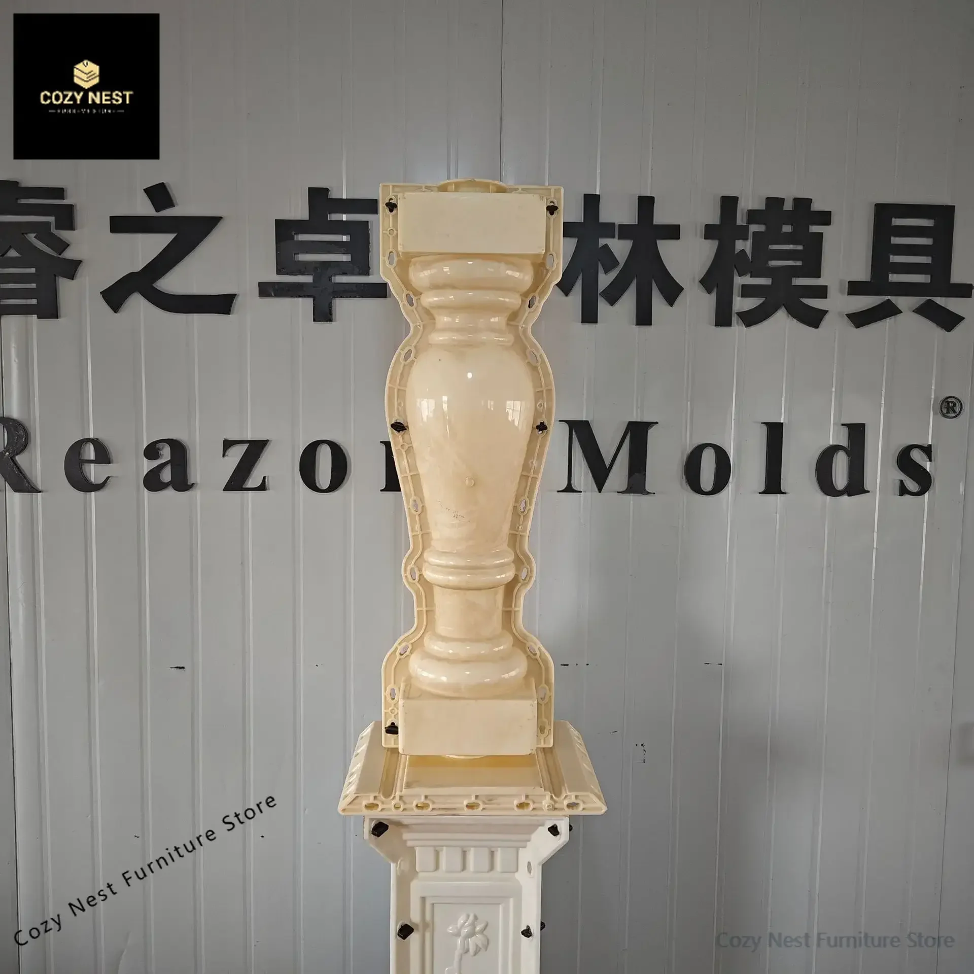 

Круглая ваза из тыквы, колонна, утолщенный цементный продукт, высота формы 82,5 см, лестница, поручни, ограждение, ограждение