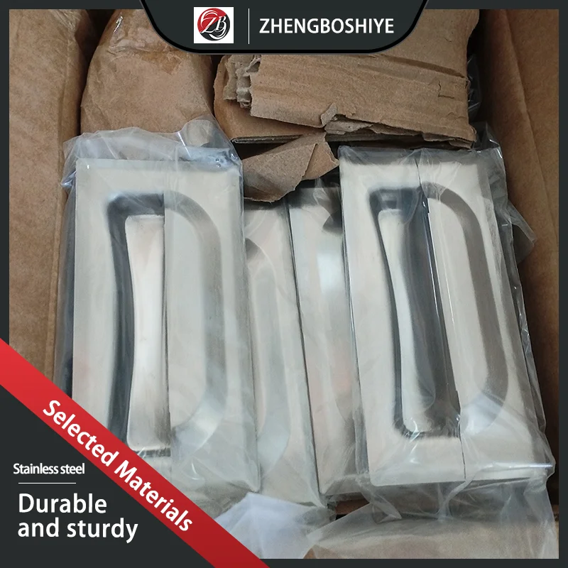 

(4pcs) 304 Stainless Steel Concealed Handle Cabinet Door Cover Door Pull Drawer Hotel Kitchen Stove Accessories