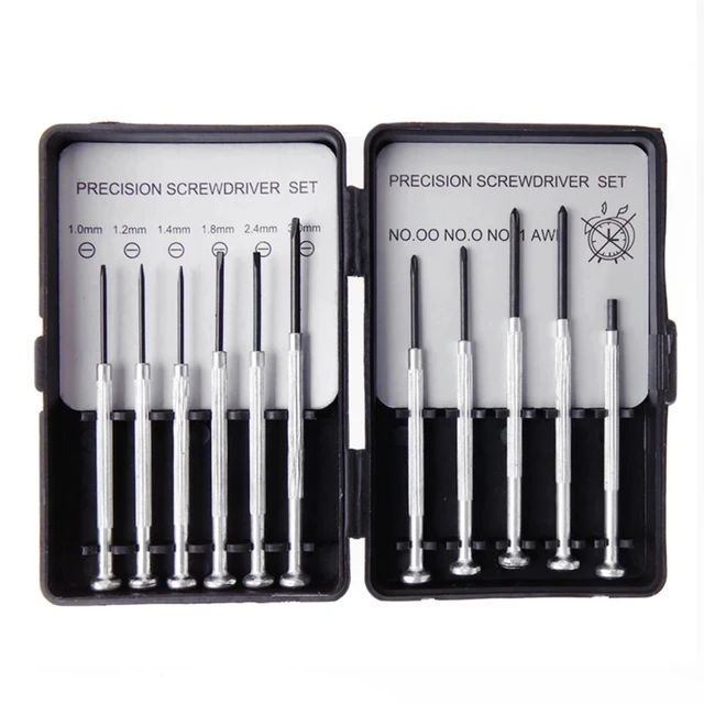 11PCS/Set Micro Precision Screwdriver Set Mini Watchmakers Tools for Watch Jewelry Glasses Repairs Tool 2