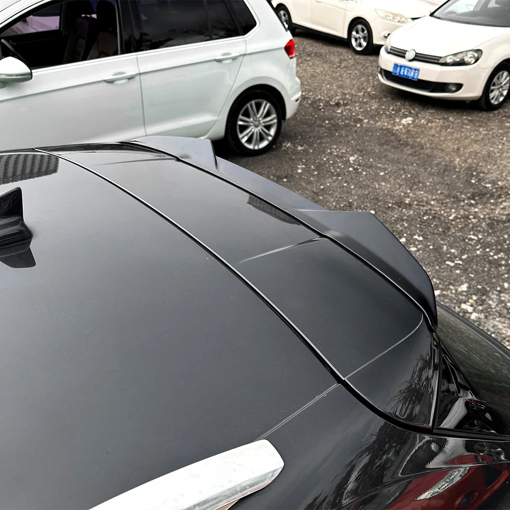 For Audi A4 B9 Avant S-line 2017-2024 Car Rear Roof Spoiler Rear Trunk Wing Lip Top Tail Wings Bodykit Tuning view 5