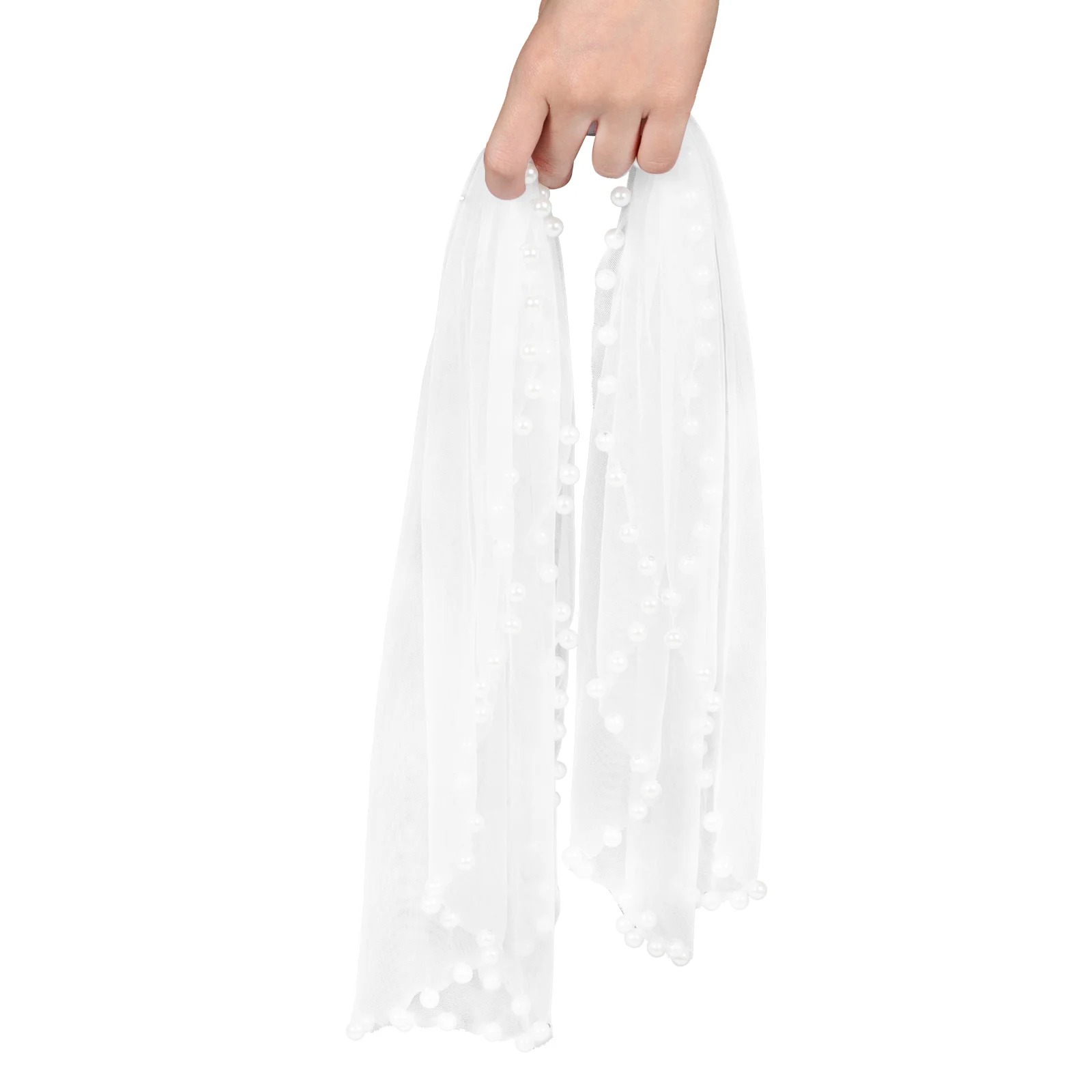 

Bridal Shawl Fake Sleeves Detachable Wedding Dress Lace Fashion Puff Tulle Cape Arm Cover Elegant Design Versatile Compatibility