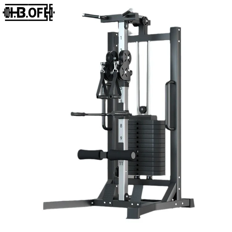Fitness Equipment ,Gym Full Set Of Specialized Equipment, Chest, Shoulder ,High And Low Pull, Leg Strength Training Machine