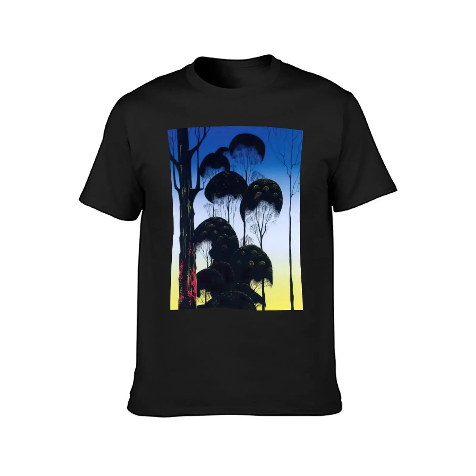 Eyvind Earle T-Shirt animal prinfor boys blanks men clothings