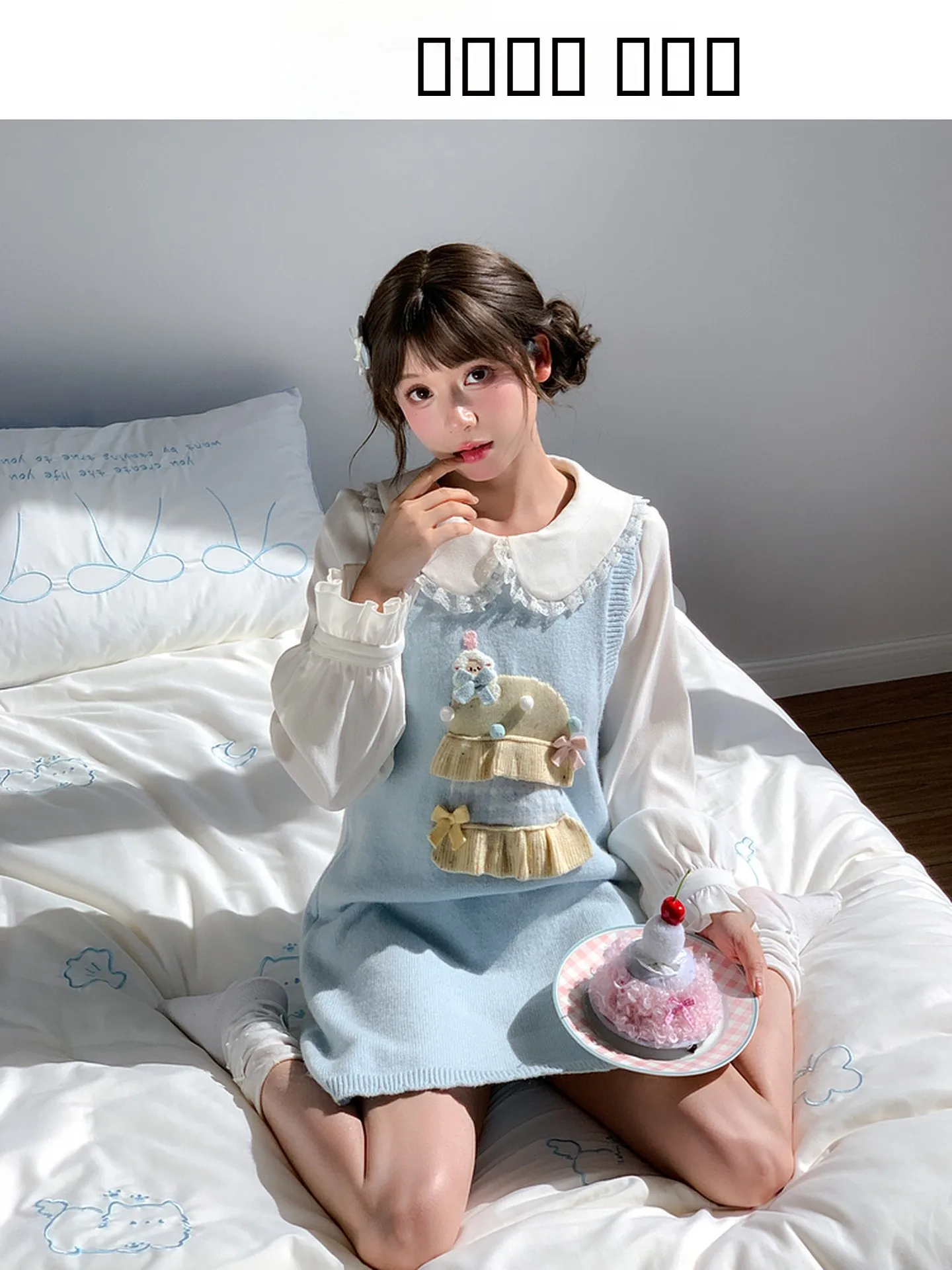 

Вязаный жилет Sweet Sle для женщин, свободный крой, универсальный, весенний сезон, юбка А-силуэта с завышенной талией, круглый вырез, без рукавов