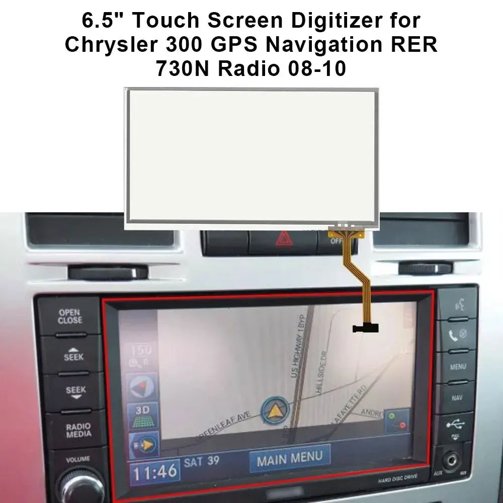 6,5" Touchscreen-Digitizer für Jeep Uconnect Mygig REN RER RHR 07-10 – Detail 3