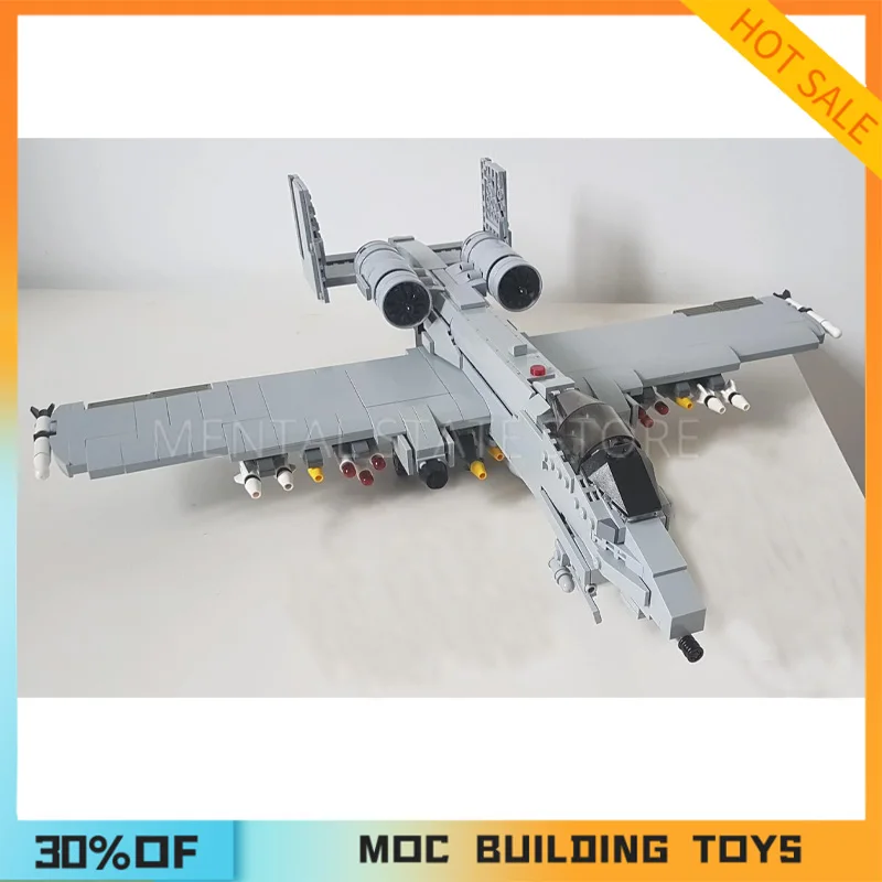 [1226PCS] Customized MOC A-10 Thunderbolt II Creative Building Blocks Set STEM Educational Toys DIY Construction Model Kit Gifts