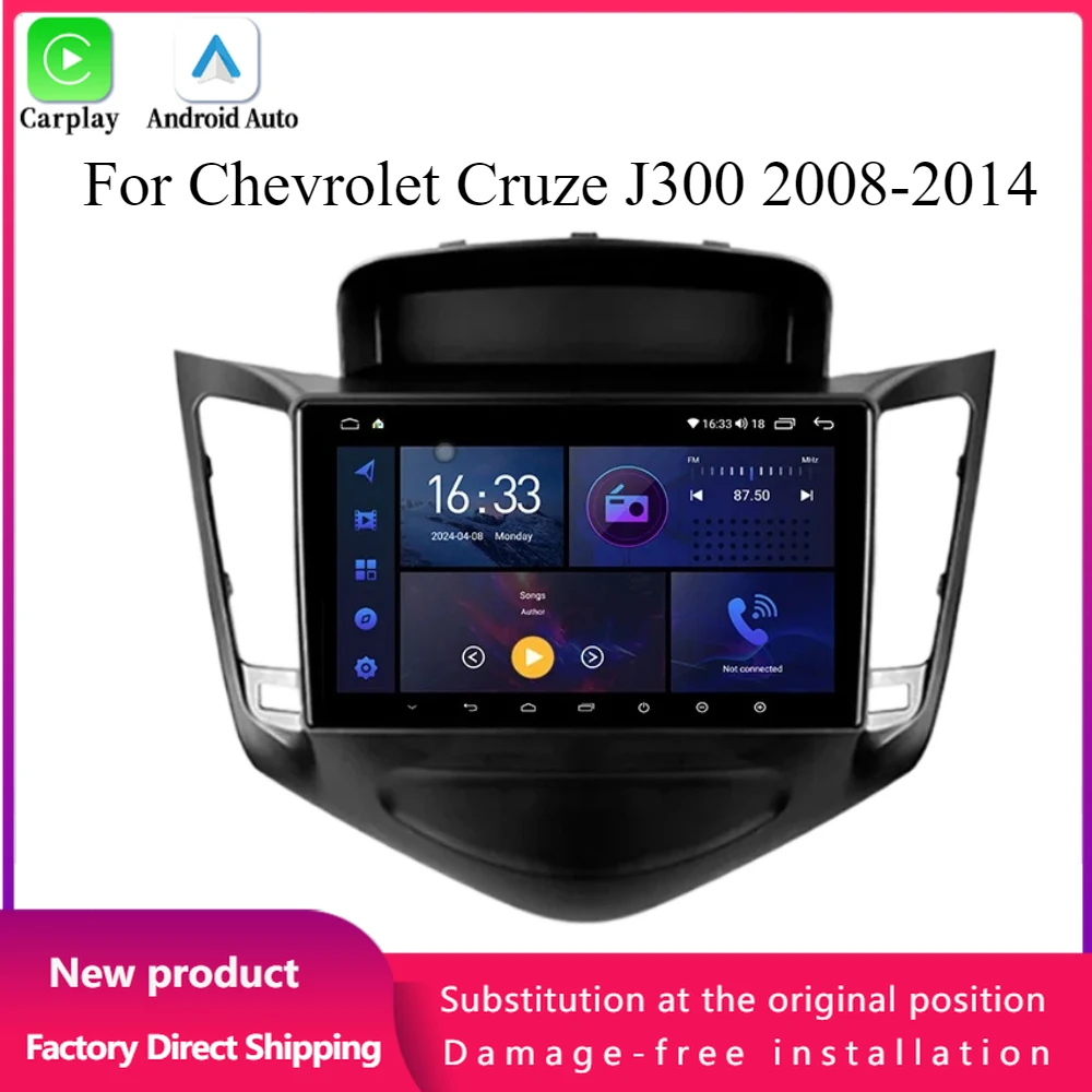 

Android 14 For Chevrolet Cruze J300 2008-2014 Car Radio 4G GPS Multimedia Stereo Navigation Wireless Bluetooth Carplay Screen