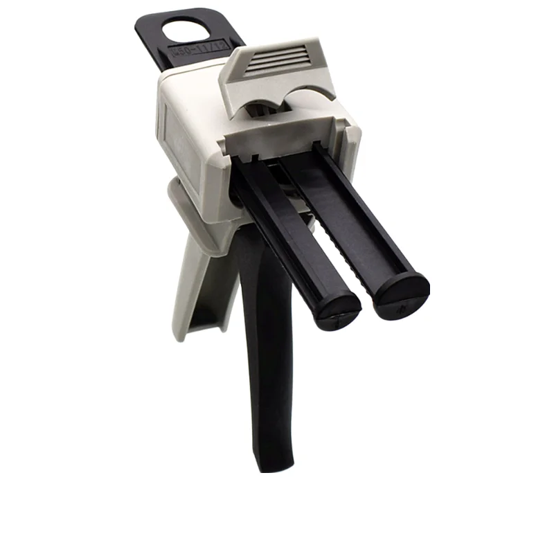 

50ml Caulking Gun 1:2 AB Epoxy Resin Adhesives Dispenser AB Glue Guns for Square-back Type 50ml 1:1 1:2 Glue Adhesive Cartridges