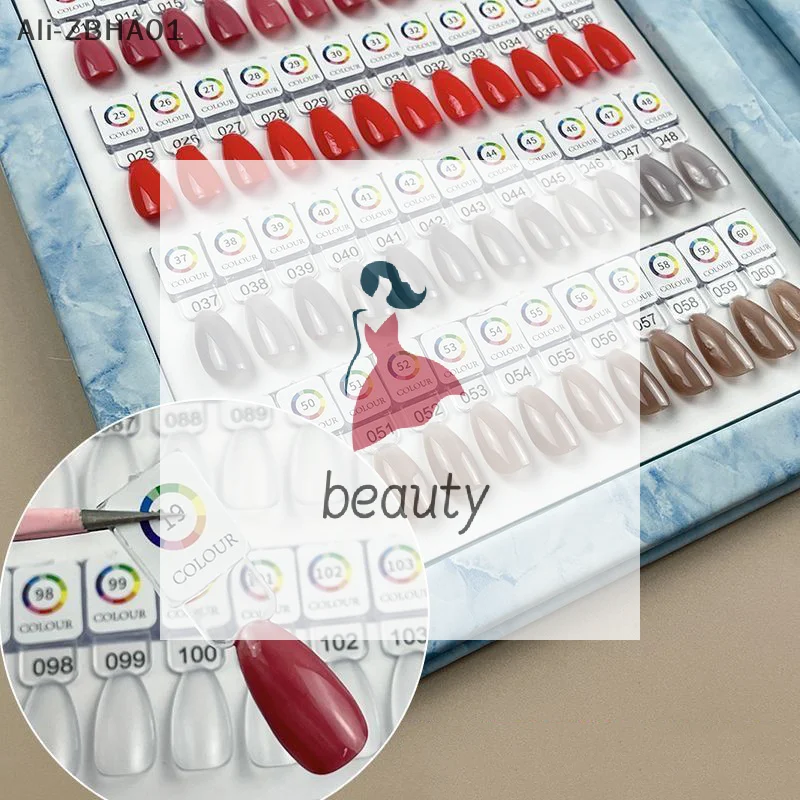 

120/180 Colors Nail Styles Showing Book With Fake Nails Tools Magnetic Fake Nails Tips Display Book Nail Polish Storage Book