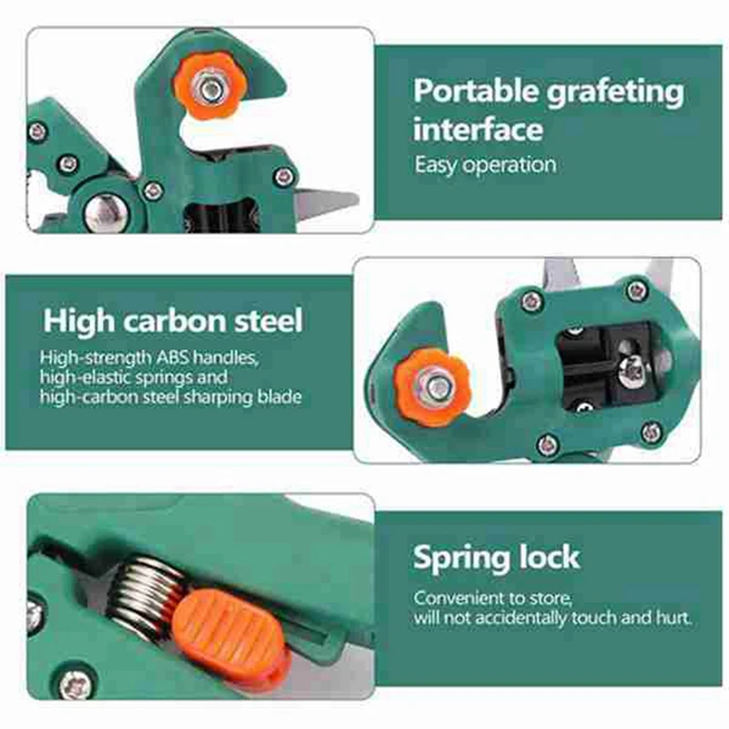 Sécateur de greffage, outil de greffage de jardin, coupe-branches professionnel, sécateur de plantes, boîtes de cisailles durables
