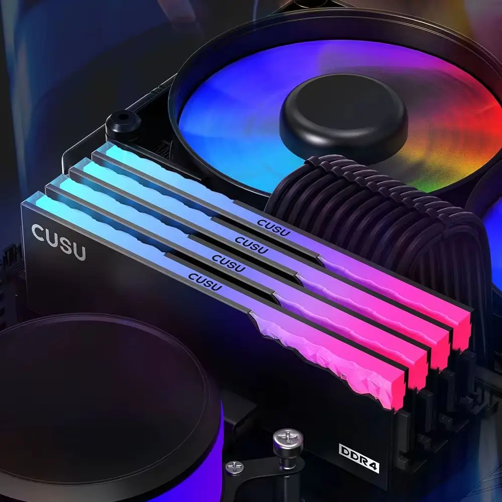 Cusu-コンピュータ用デュアルチャネルRAM,ddr4,3200mhz,8gb,16gb