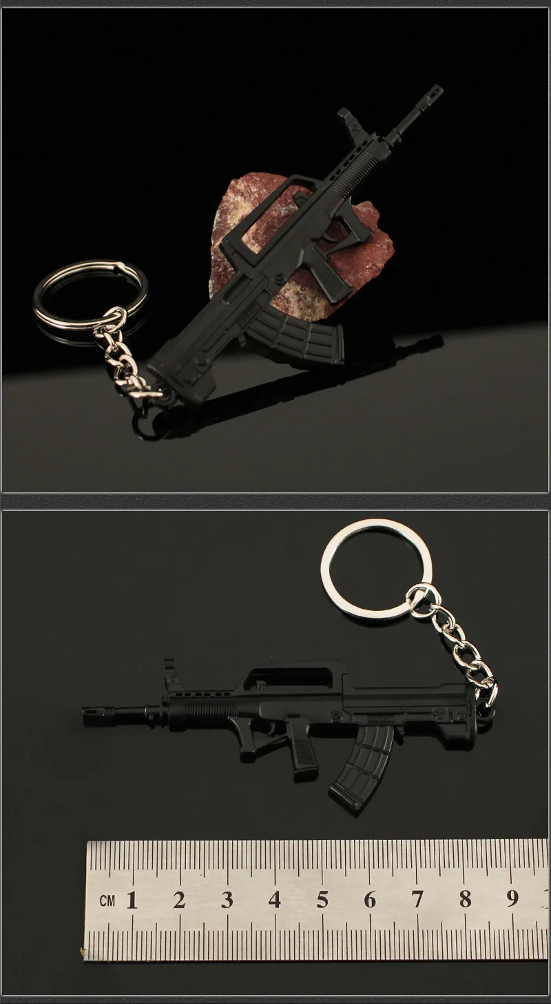 Arena Breakout AKS74U Modell Schlüsselanhänger CF Gun FN FAL QBZ95 XM8 Cosplay Schlüsselanhänger Halloween Party Kostüme Zubehör DIY Zeug – Detail 11