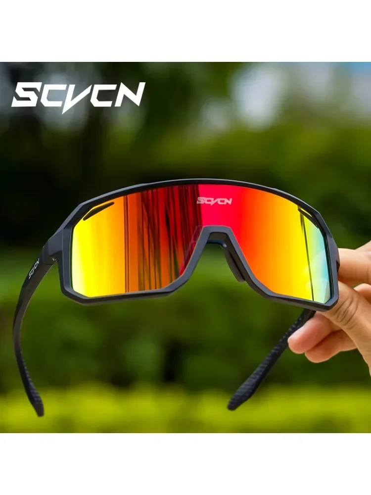 AliExpress SCVCN New Cycling Sunglasses Men Road Driving Bike Glasses Outdoor Sports Running Women Bicycle Cycling Glasses UV400 Goggles