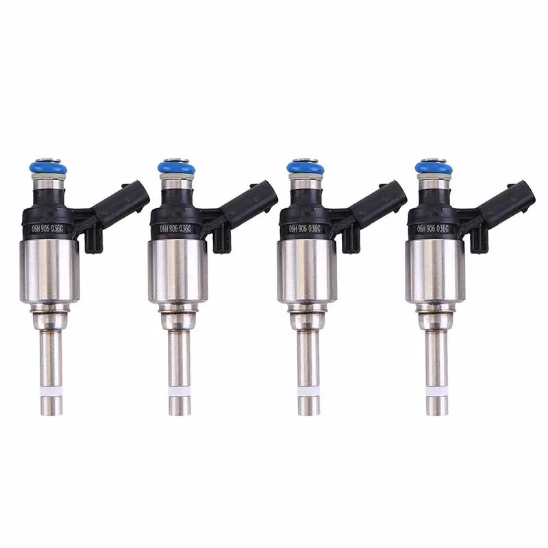 4pcs 06H906036G 06H906036E 06H906036P Fuel Injector for Volkswagen BEETLE CC EOS PASSAT PASSAT CC TIGUAN JETTA2.0T L4