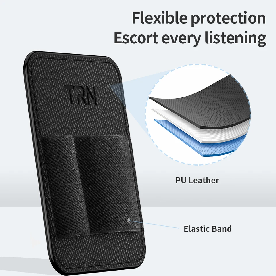 TRN CXP Strap Magnetic Leather Protective Case Portable Headphone