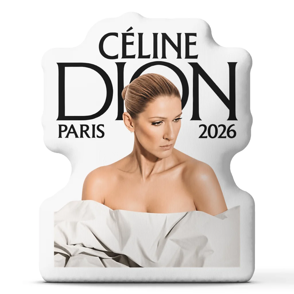 Céline Dion Live On Tour Shaped Pillow Cushion Irregular Stuffed Throw Pillow for Sofa Home Decoration Gift