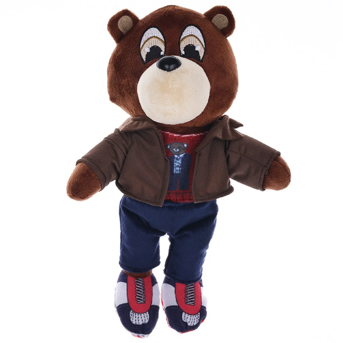 Kawaii Kanye Dropout Bear Teddy Bear Plush Toys Kanye West Graduation Soft Stuffed Home Room Decor Dolls for Kid Birthday Gift