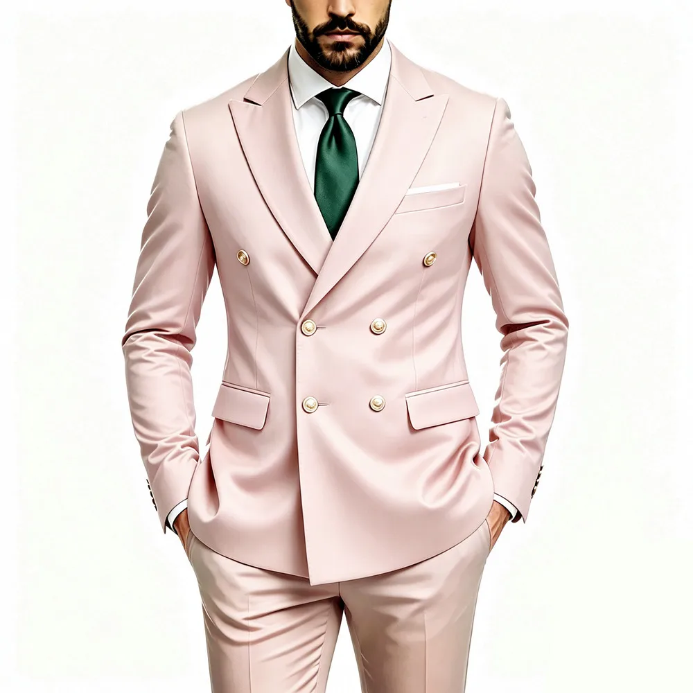 Thumbnail 4 - #46 Mens Double Breasted Formal Suits List of Top Picks