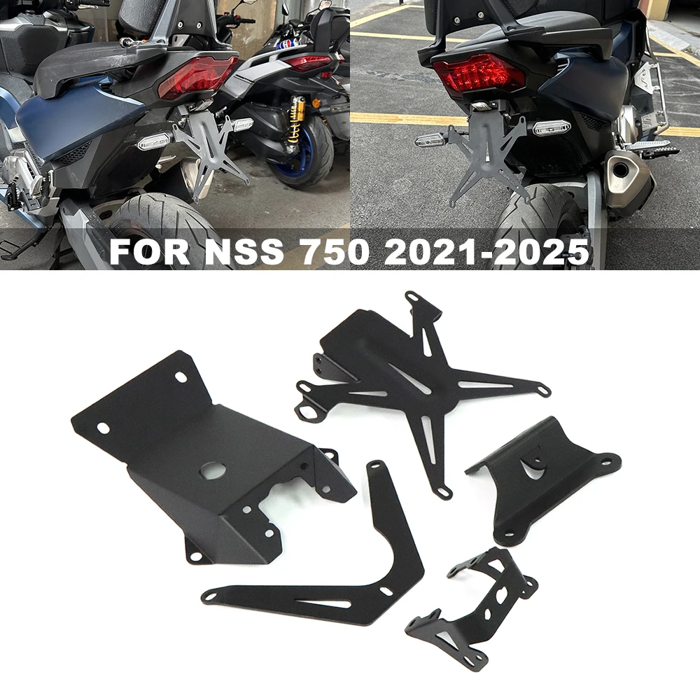 

For NSS750 Rear Tail Tidy License Plate Holder Fender Eliminator kit For Hodna For Forza 750 2021 2022 2023 2024 2025