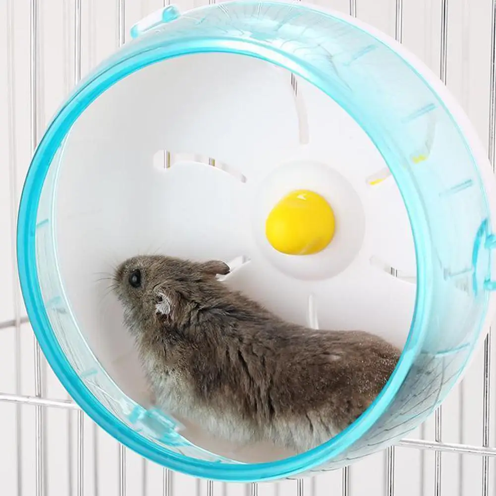 

Игрушка-диск для хомяка, бесшумные аксессуары для маленьких домашних животных, колесо, износостойкая вращающаяся водонепроницаемая спортивная клетка, клетка для хомяка, принадлежности