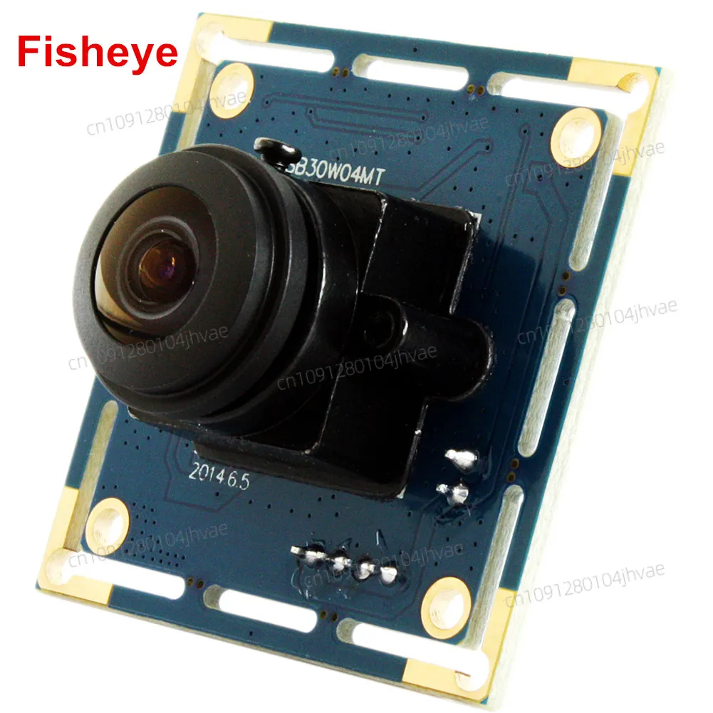 

ELP 0.3MP USB Camera With Fisheye Lens Wide Angle CMOS Color VGA 640X480 30fps Mini USB Camera Module UVC Plug Play