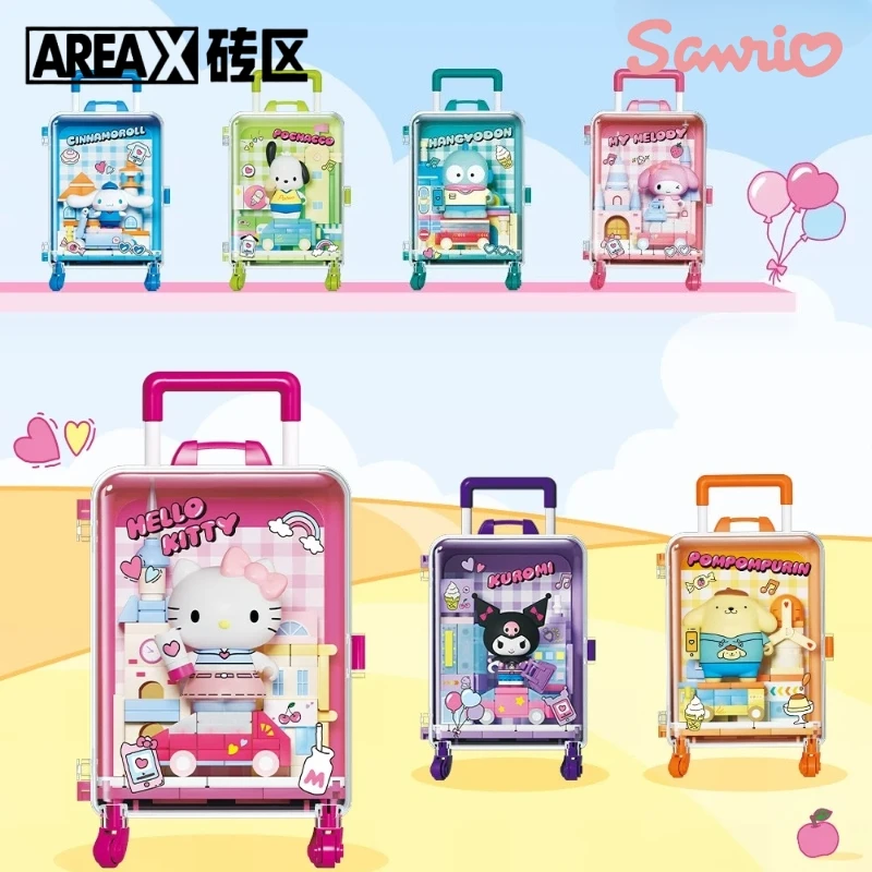 

Конструктор AREAX: Коллекция игрушек-моделей Sanrio (Hello Kitty, Kuromi, My Melody, Pochacco) – Сборные фигурки, украшения, подарки