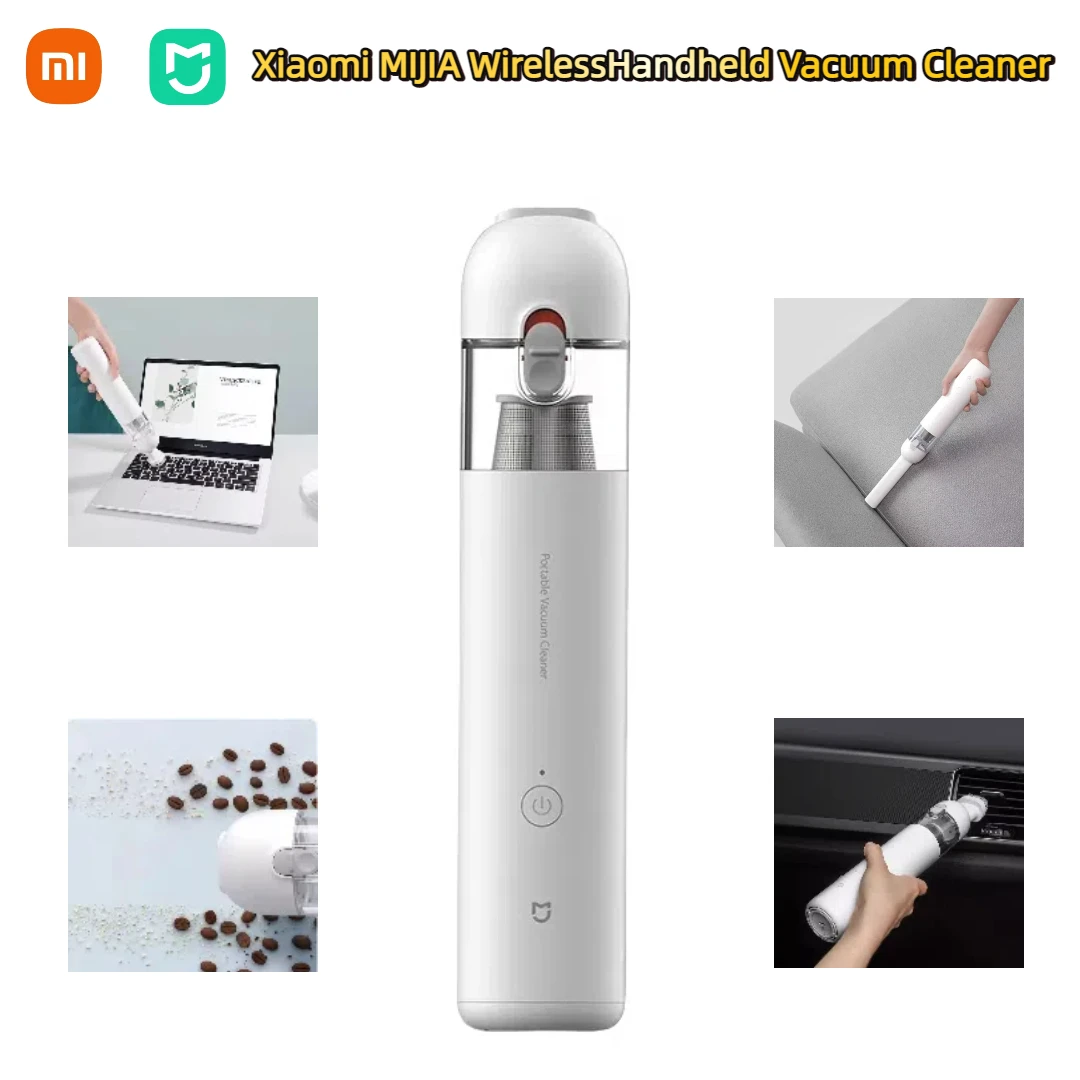 

XIAOMI MIJIA 13KPa Handheld Wireless Vacuum Cleaner Large Suction For Home Car Office Multi-Scenario Low Noise Portable Multipur