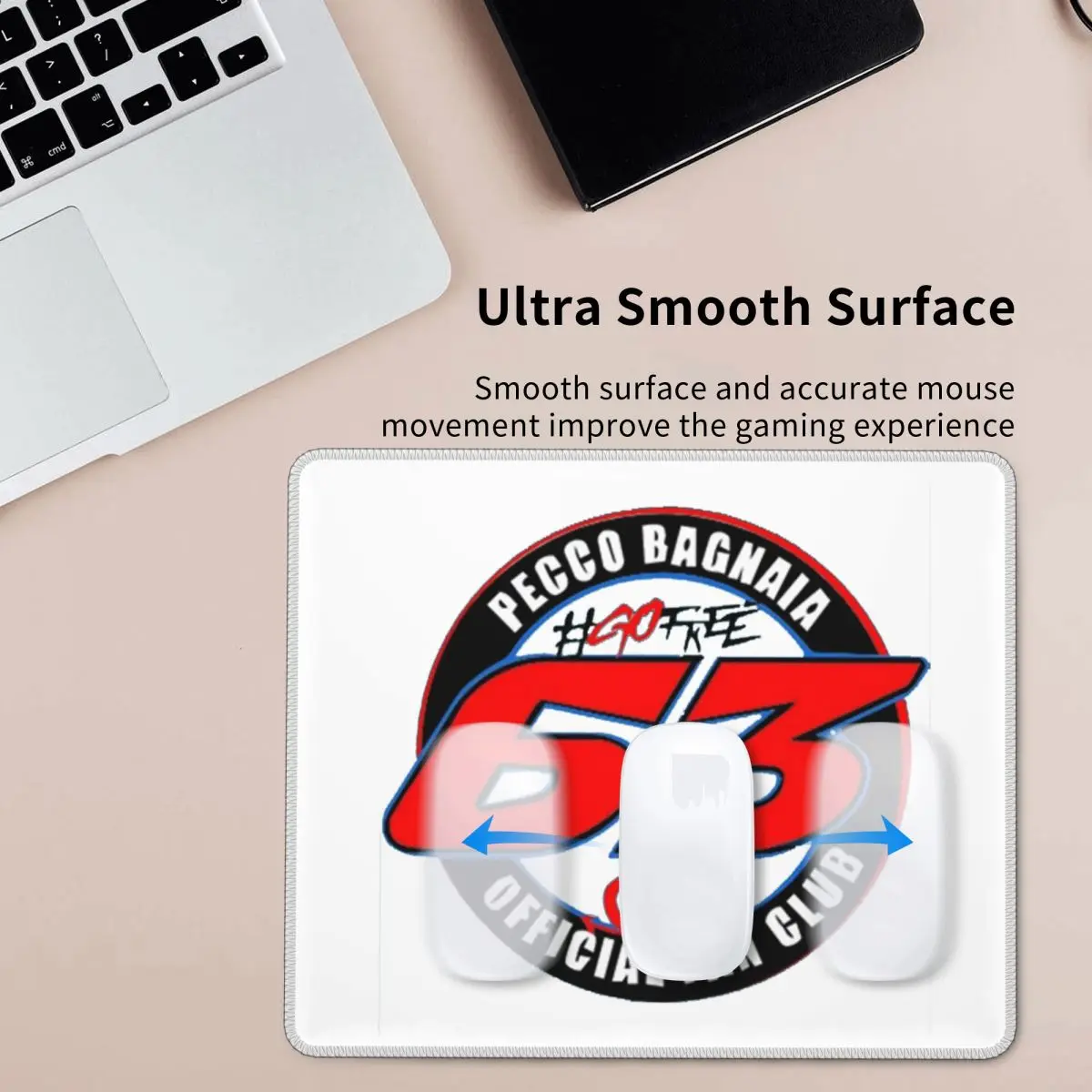 Pecco Bagnaia 63 لوحة ماوس لوحة مفاتيح الكمبيوتر ماوس حصيرة ألعاب الكمبيوتر المحمول حصيرة مكتبية ملحقات المكتب مفارش الطاولة