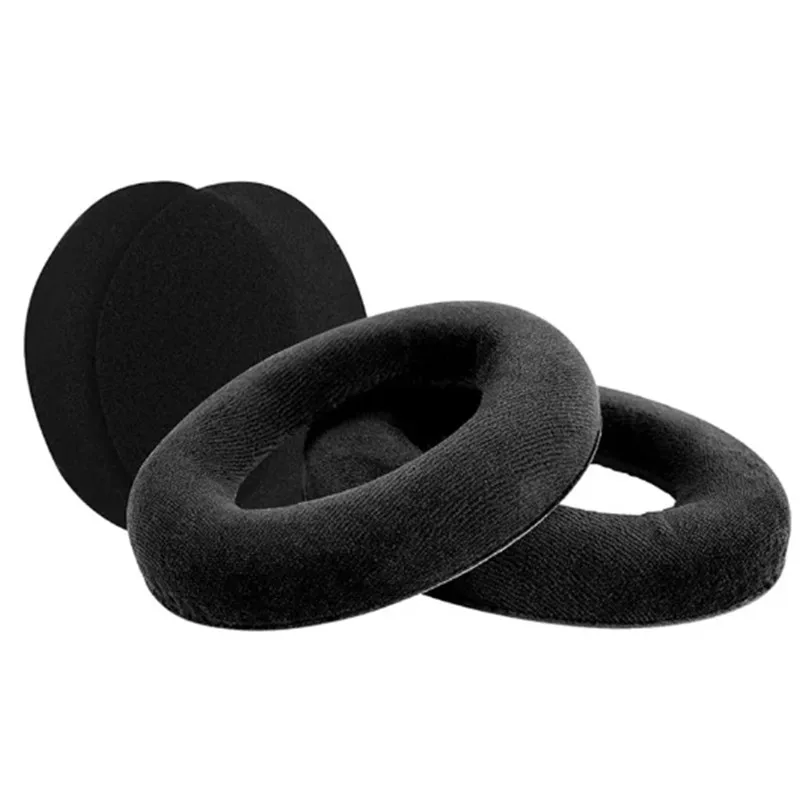 Velour Miếng Đệm Tai Bằng Da Cho Tai Nghe Sennheiser HD515 HD555 HD595 HD598 HD558 Tai Nghe Nút Tai Nghe Bằng Da Mềm Xốp Bọt Biển Tai Nghe Chụp Tai Tay