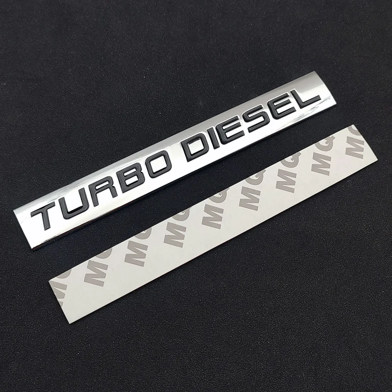 3d Chrome Metal Rear Trunk Car Badge Logo Turbo Diesel Emblem Sticker RAM 2500 Body Decal Adhesive Stickers Accessories