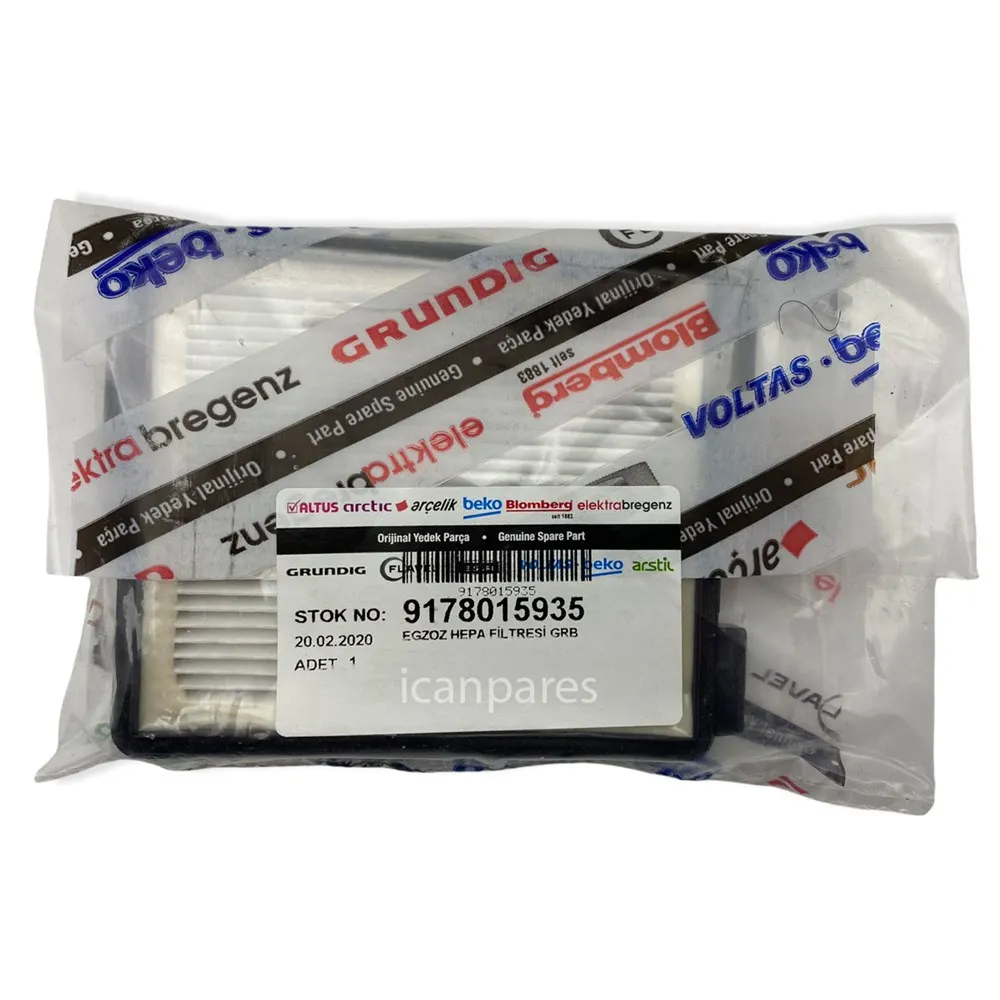 Compatível para Arçelik 9178015935 Aspirador Hepa filtro