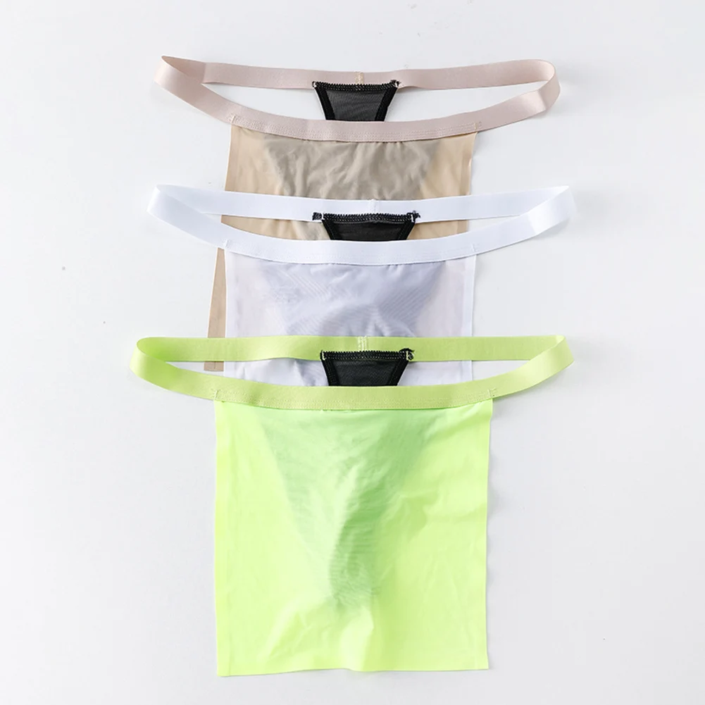 Men Sexy Separate Open Pouch Thong Gstring Japanese Bellyband Sissy Very Hot Lingerie Seamless Underwear Elastic Men's Clothing
