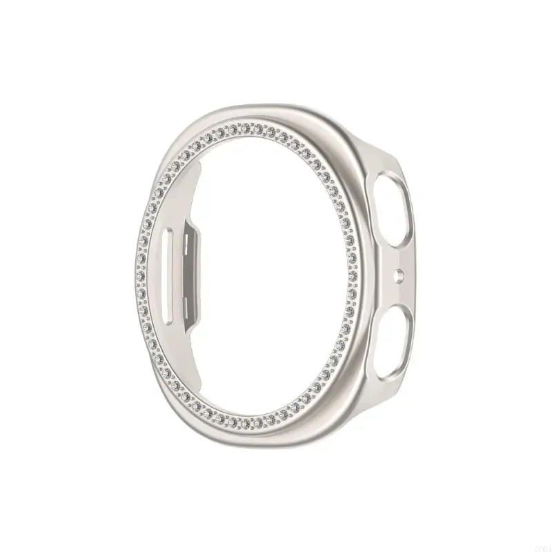 CORA Watch Frame Bumper Case Housing for Watch 8 44mm 40mm Scratch Resistant Bezel Rings Cover Shockproof Housing Shell