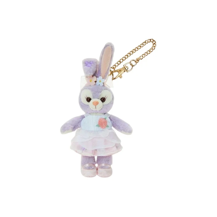 Disney 2023 Spring StellaLou Duffy And Friends, Potpourri Purple, Bridal Gown Dolls Plush Charm 13cm Tall --