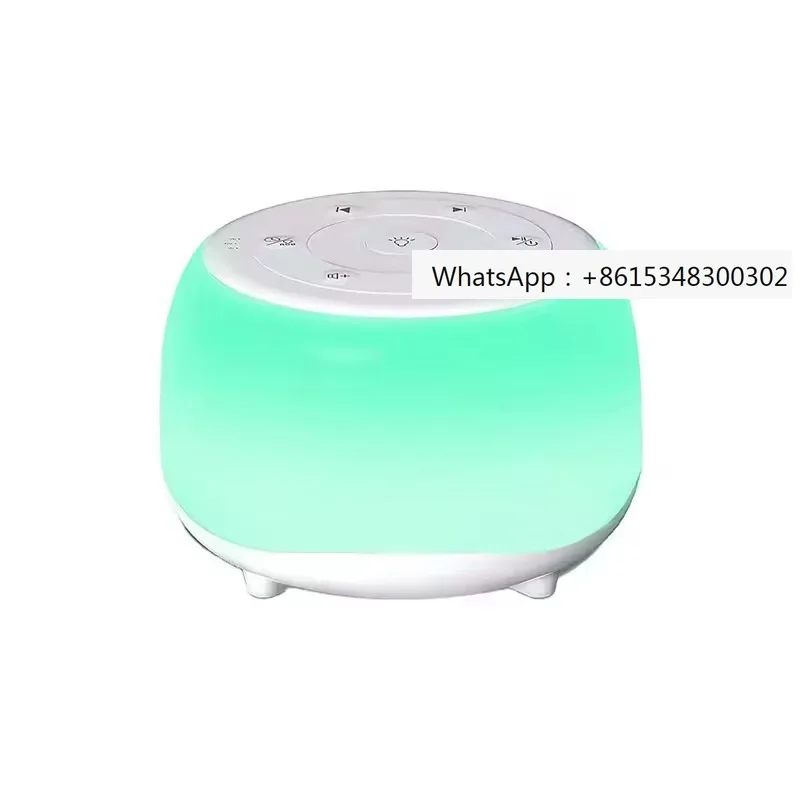 Desktop White Noise Machine Sleep Sound Machine for Baby Sleep Soother with 7 Colors Night Lights Easy to Carry