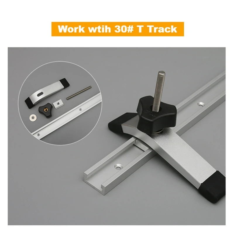 ABAE-T-Track ค้างไว้ CLAMP T Bolts Silder อลูมิเนียมงานไม้ Clamps สําหรับเราเตอร์เจาะกดตาราง SAW