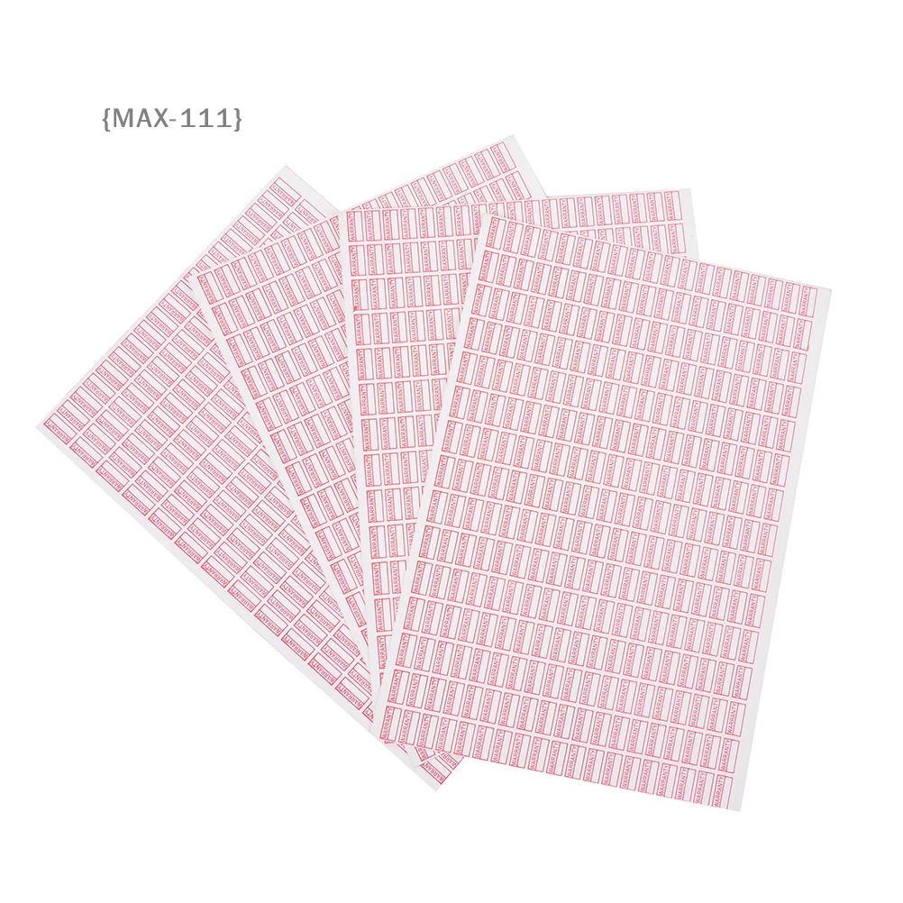 【MAX-111】1000pcs Warranty Damaged Protection Security Label Sticker Seal Fragile Label【W1】