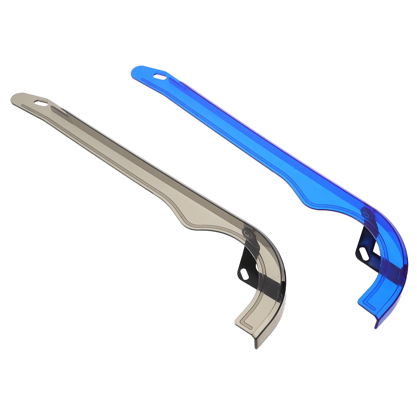 

2pcs Bicycle Chain Guard Clear Plastic Oilproof Design Prevents Oil Stains Durable For Mountain Road Bike Chain Protector Cover