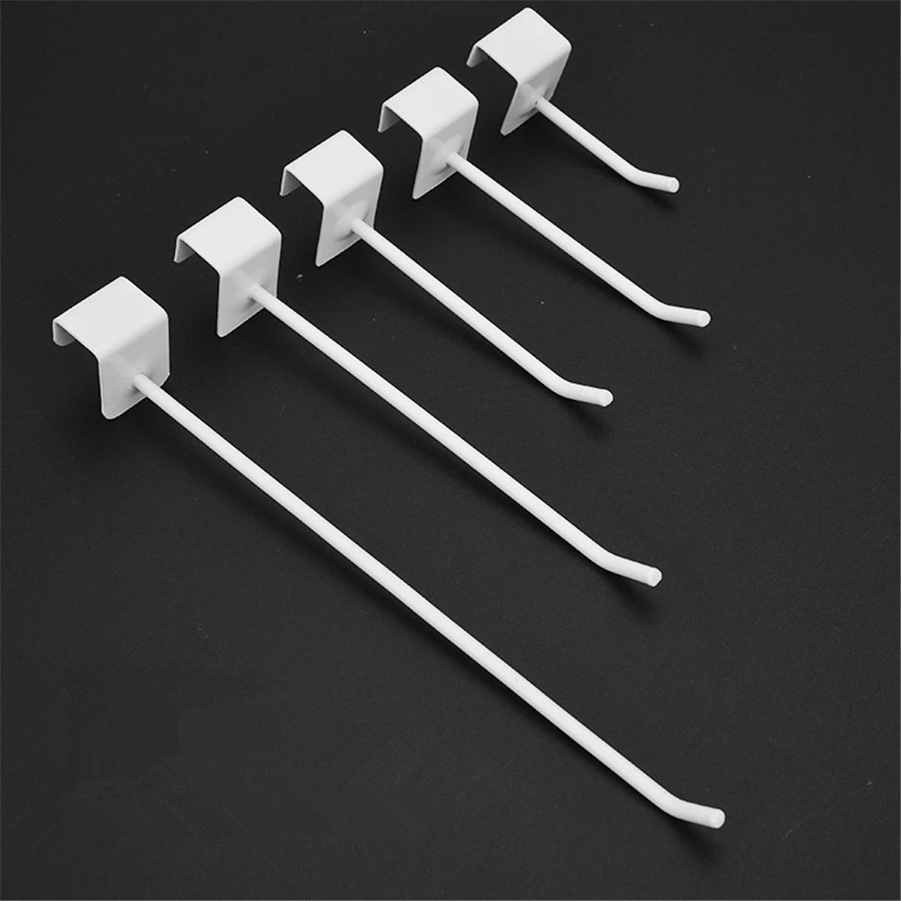 50/30/20/10/1PC Retail Shop Peg Goods Shelf Supermarket Display Hook Hanger Workshop Panel Pegboard Hook Metal Grid Storage Rack