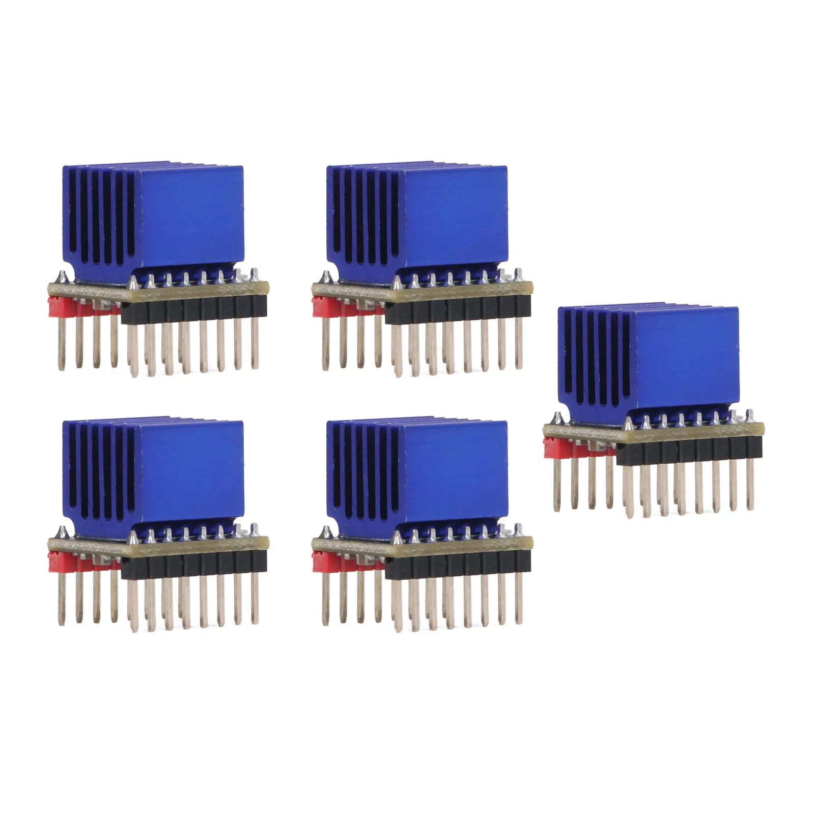 5 Sets Stepper Motor Driver Ultra Silent Stepstick 2.5A Uart Nema17 Step Motor Driver Module for TMC2208