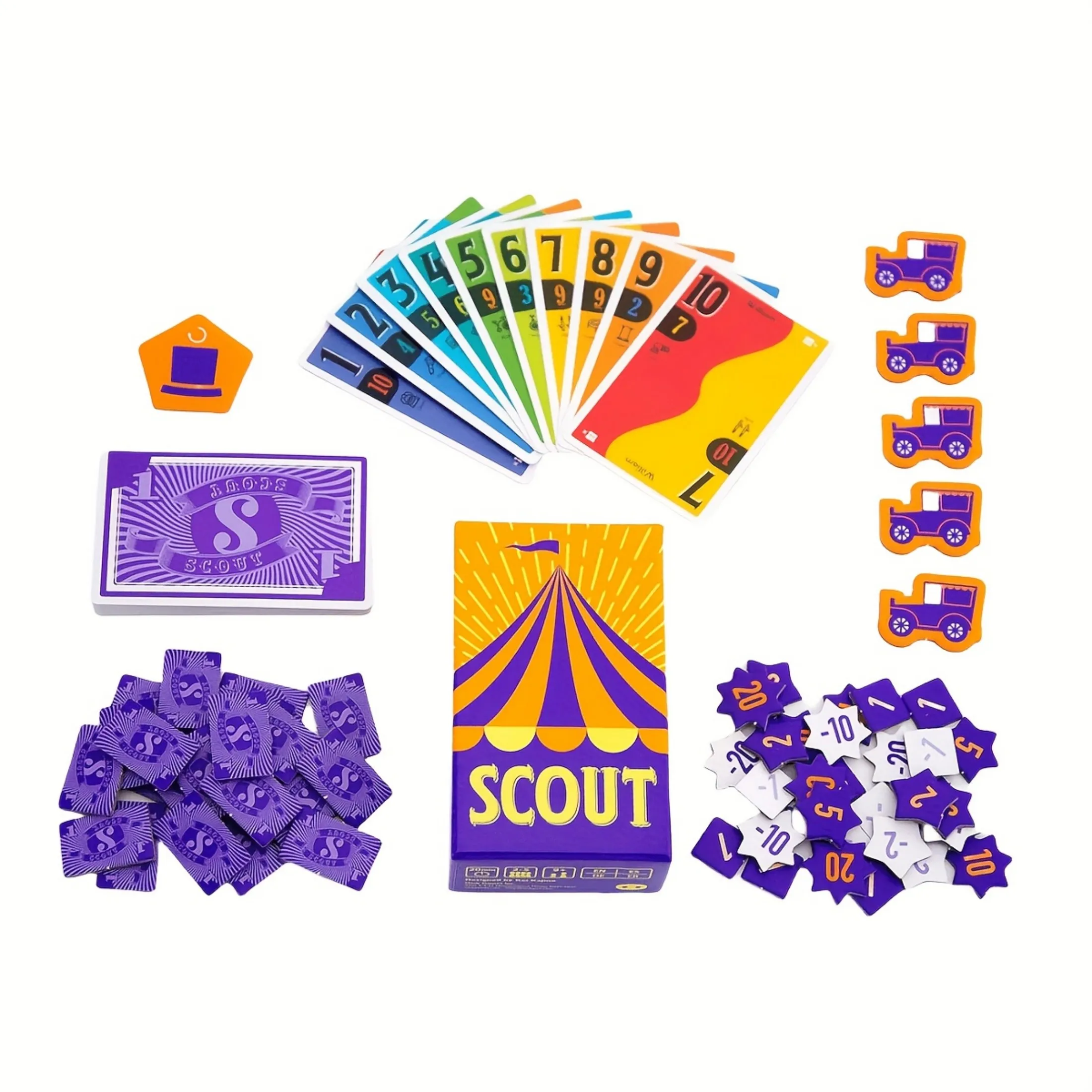 Board Game：SCOUT\dokojong\Town 77\Tropichaos\Pick'nPackers\Startups\Moving Wild\souvenirs from venice\kobayakawa