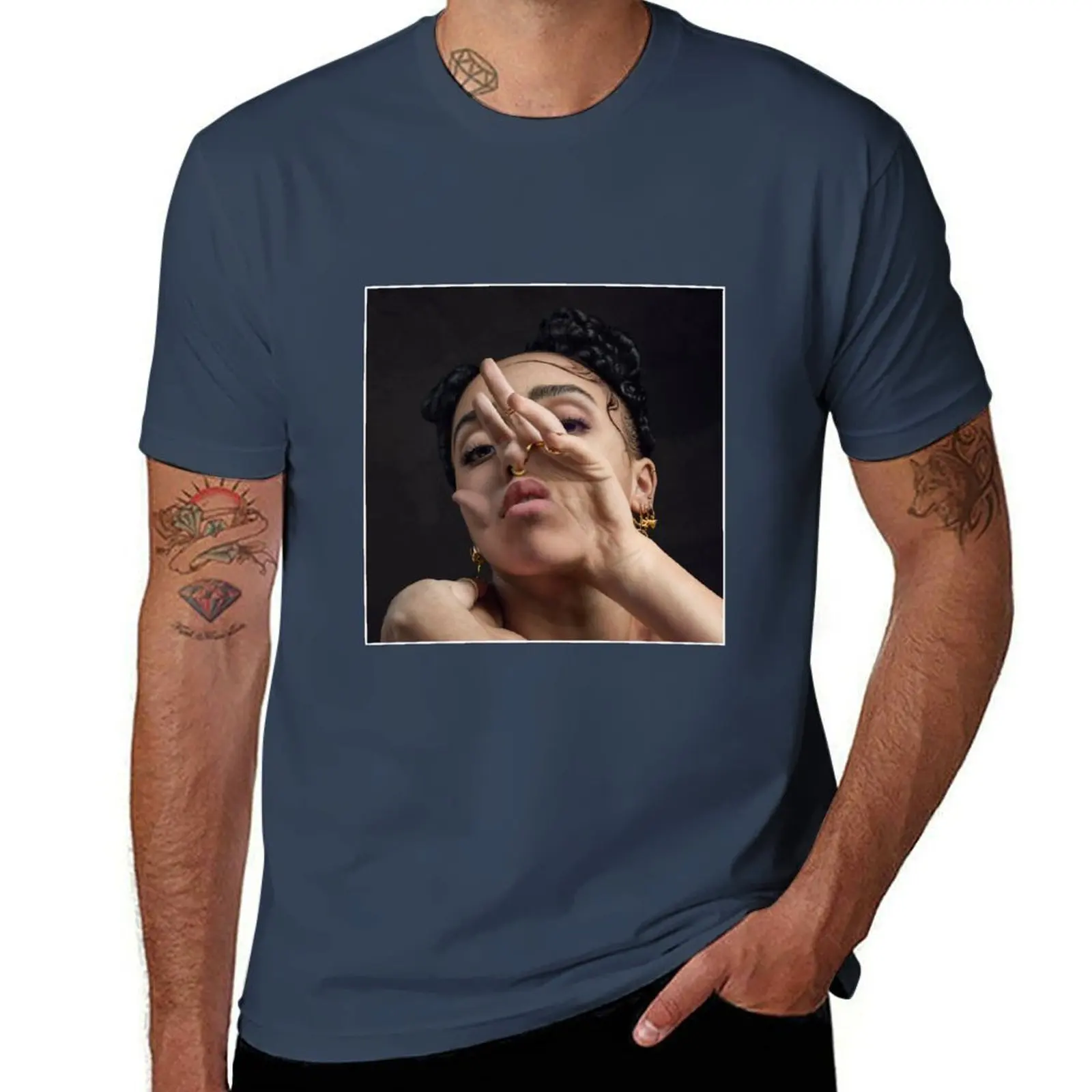 

FKA TWIGS T-Shirt Big Size Short Sleeve Tee for Men
